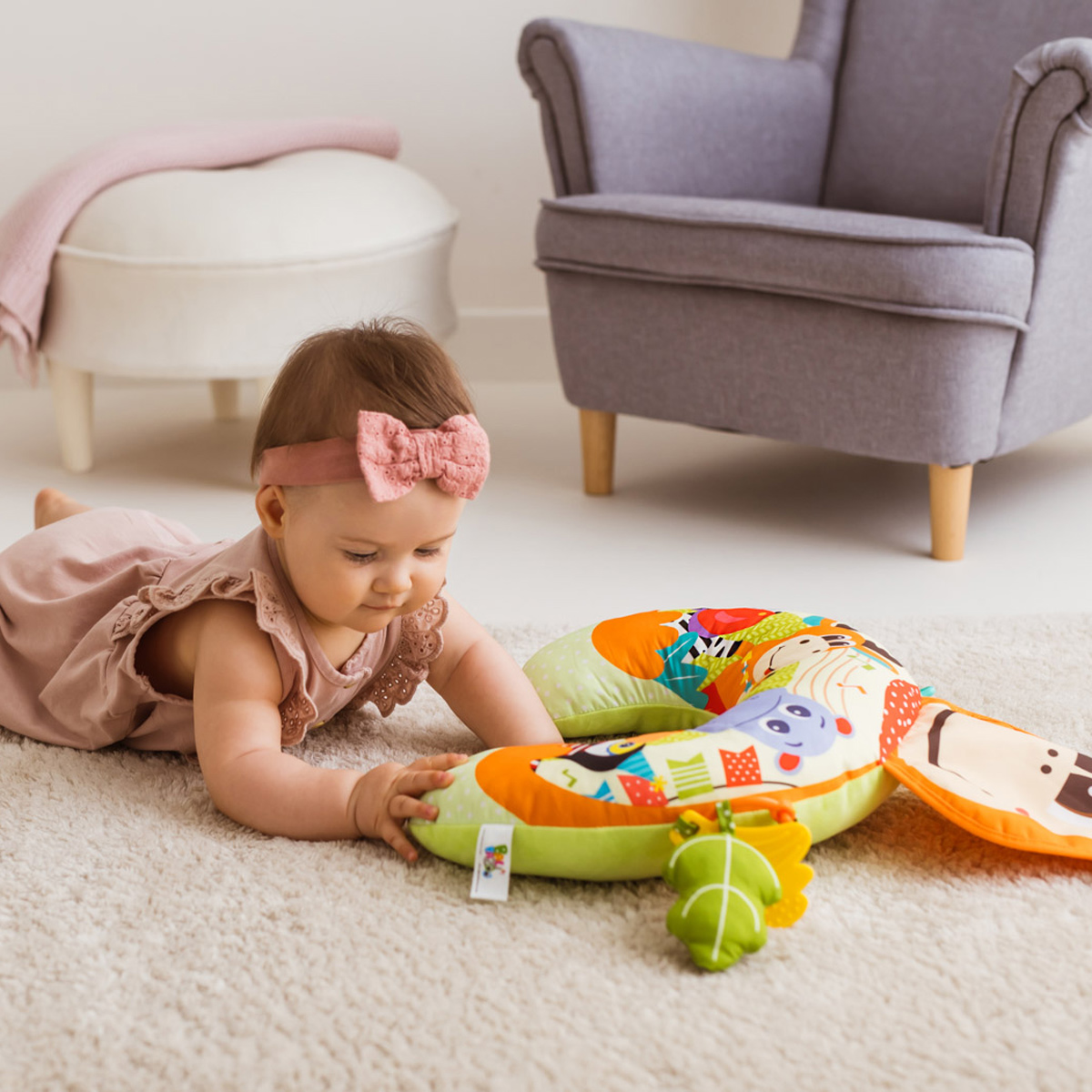 Balibazoo Poduszka Rogal Aktywna Dżungla 82824