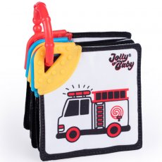 Jolly Baby Książeczka - gryzaki pojazdy 80588