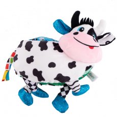 Jolly Baby Książeczka Cow shape cloth book EN