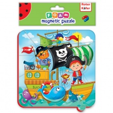 Magnesy piankowe puzzle Piraci