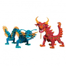 Puzzle piankowe 3D Bloco Aqua & Pyro Dragons DD35001 OU